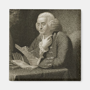 Portrait of Benjamin Franklin, engraved by Thomas Magnet