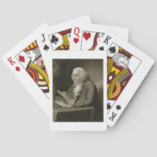 Portrait of Benjamin Franklin, engraved by Thomas Playing Cards