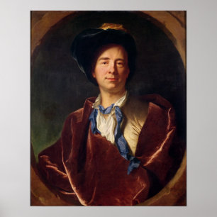 Portrait of Bernard le Bovier de Fontenelle Poster
