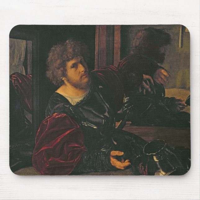 Portrait of Bernardo di Salla Mouse Pad (Front)