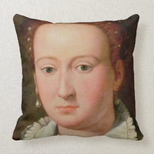 Portrait of Bianca Cappello, c.1580 (oil on copper Cushion