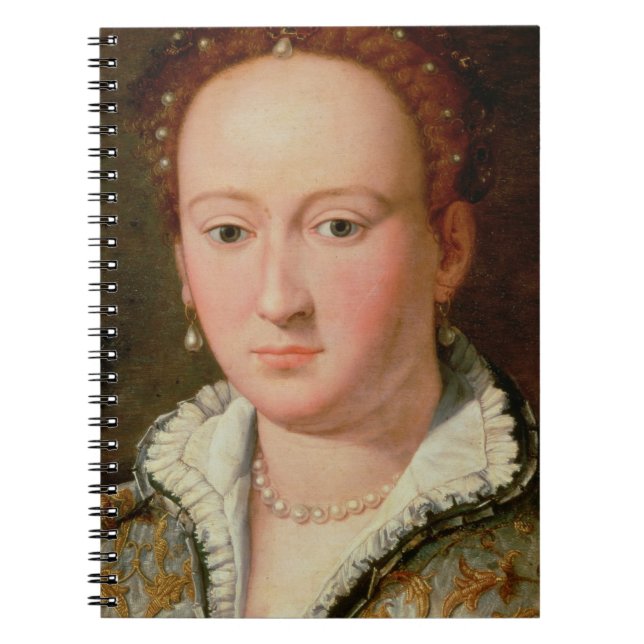 Portrait of Bianca Cappello, c.1580 (oil on copper Notebook (Front)