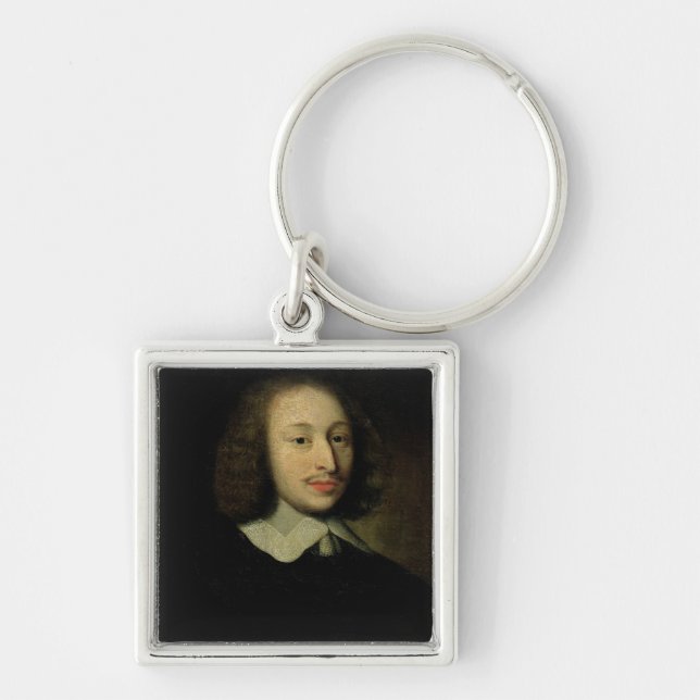 Portrait of Blaise Pascal Key Ring (Front)