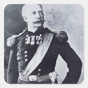 Portrait of Brigadier-General Nelson A. Miles (183 Square Sticker