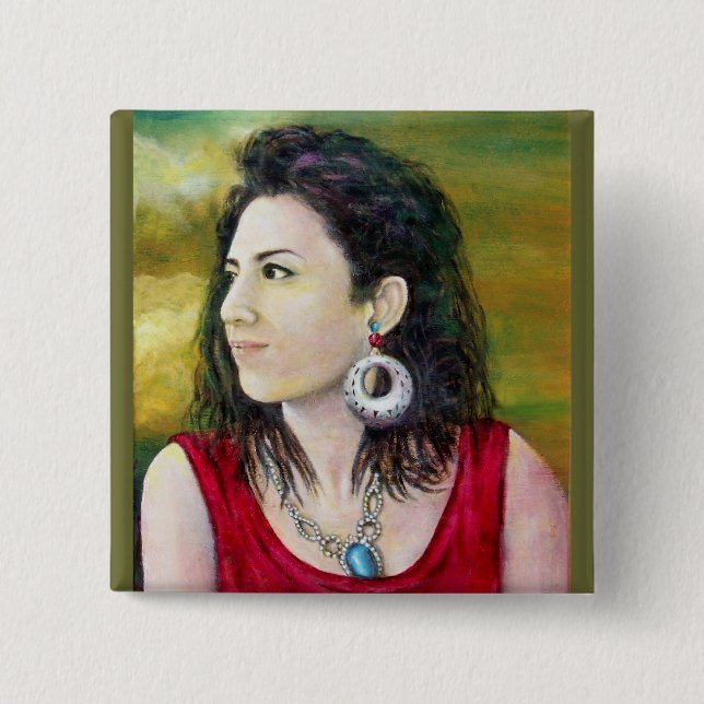 PORTRAIT OF BULGAN 15 CM SQUARE BADGE (Front)