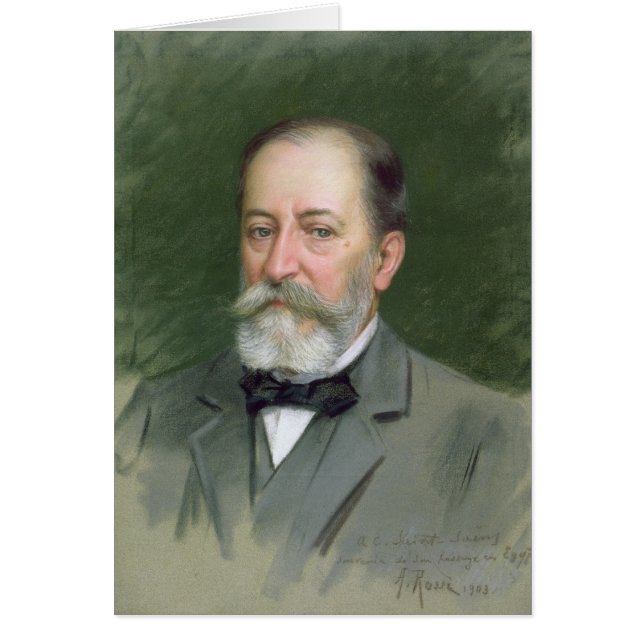 Portrait of Camille Saint-Saens  1903 (Front)