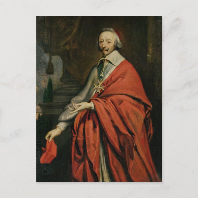 Portrait of Cardinal de Richelieu Postcard (Front)