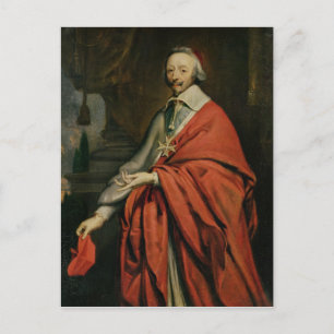 Portrait of Cardinal de Richelieu Postcard