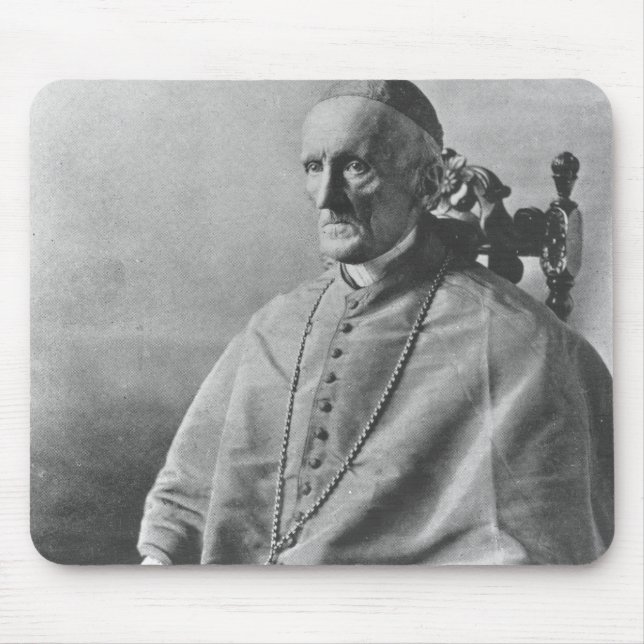 Portrait of Cardinal Manning Mouse Pad (Front)