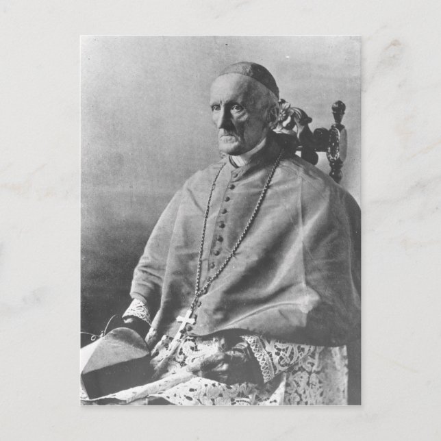 Portrait of Cardinal Manning Postcard (Front)
