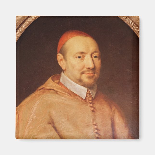 Portrait of Cardinal Pierre de Berulle Magnet (Front)