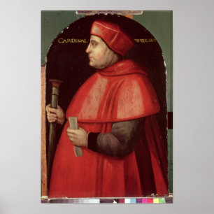 Portrait of Cardinal Thomas Wolsey Poster
