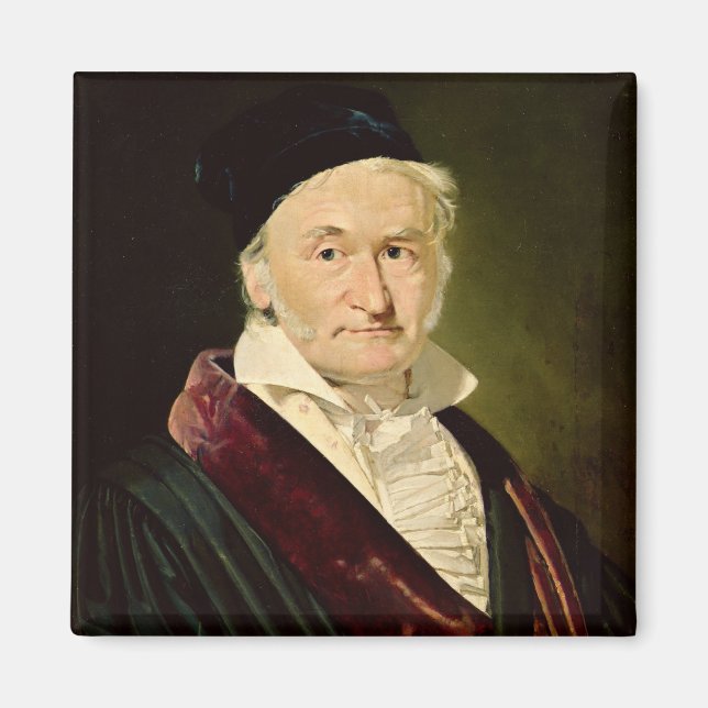Portrait of Carl Friedrich Gauss, 1840 Magnet (Front)