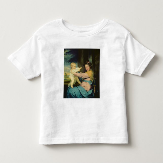 Portrait of Caroline, Duchess of Marlborough with Toddler T-Shirt (Front)