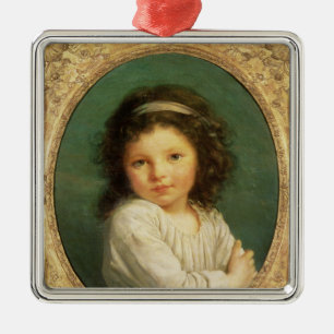 Portrait of Caroline Lalive de la Briche, 1786 Metal Ornament