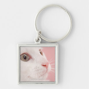 Portrait of cat key ring