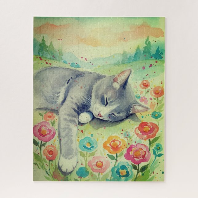 Portrait of Cat Puzzle (Vertical)