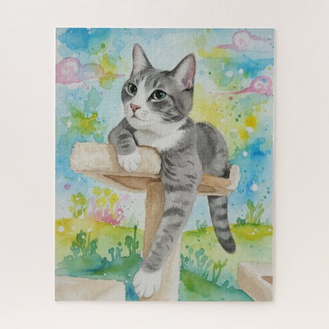 Portrait of Cat Puzzle (Vertical)