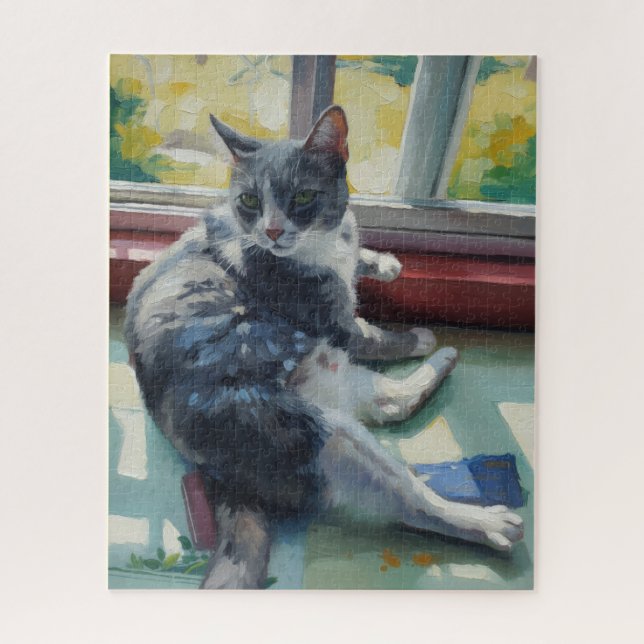 Portrait of Cat Puzzle (Vertical)