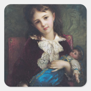 Portrait of Catherine du Bouchage, 1879 Square Sticker