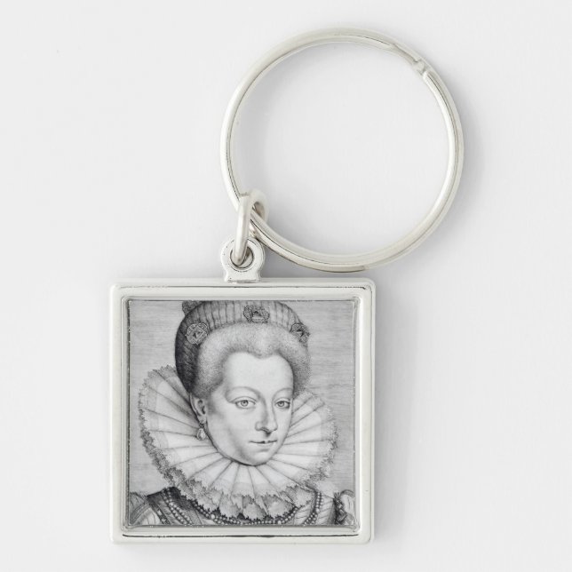 Portrait of Catherine Henriette Key Ring (Front)