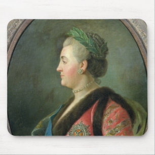 Portrait of Catherine II of Russia Mouse Pad