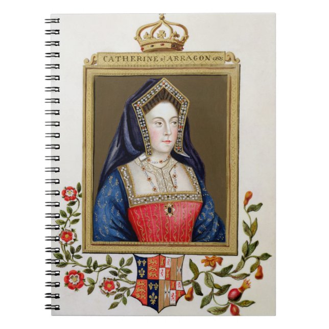 Portrait of Catherine of Aragon (1485-1536) 1st Qu Notebook (Front)
