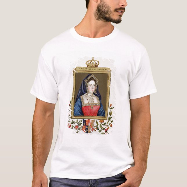 Portrait of Catherine of Aragon (1485-1536) 1st Qu T-Shirt (Front)
