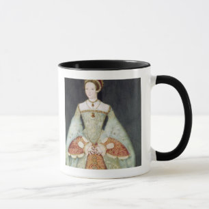 Portrait of Catherine Parr (1512-48), 1545 (colour Mug