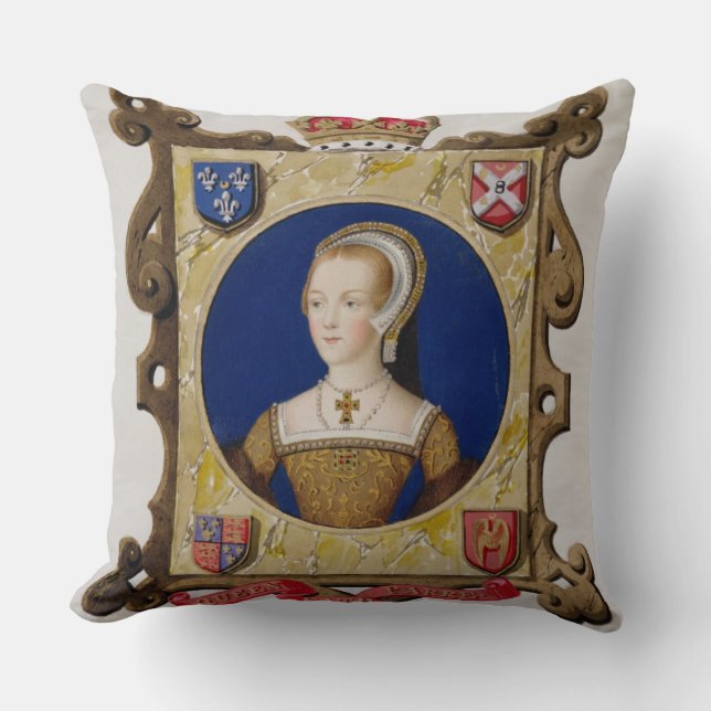 Portrait of Catherine Parr (1512-48) 6th Queen of Cushion (Front)