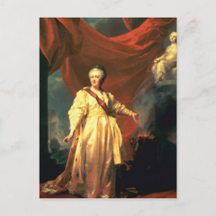 Portrait of Catherine the Great as Lawgiver Postcard