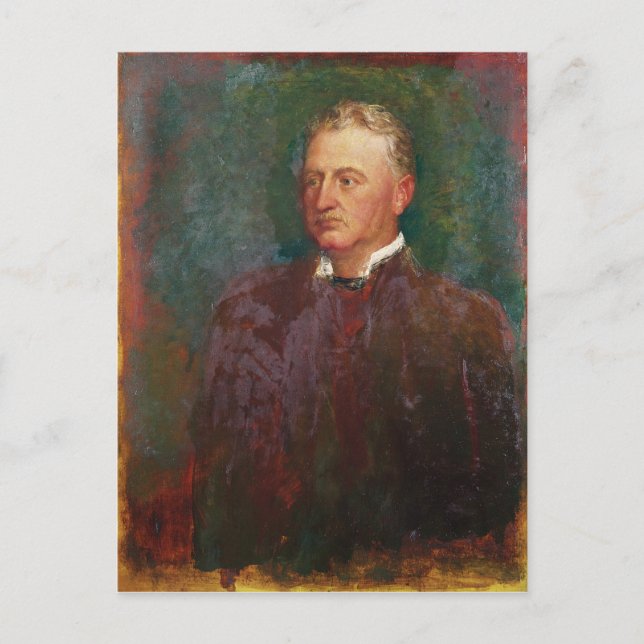 Portrait of Cecil John Rhodes  1898 Postcard (Front)