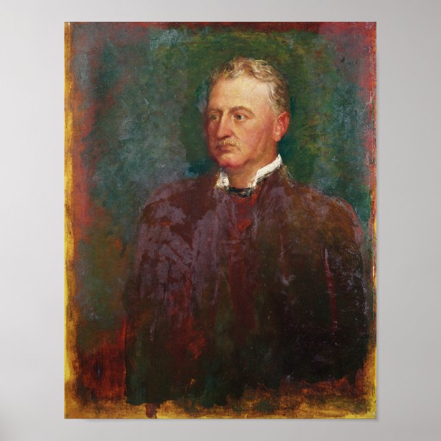 Portrait of Cecil John Rhodes  1898 Poster (Front)