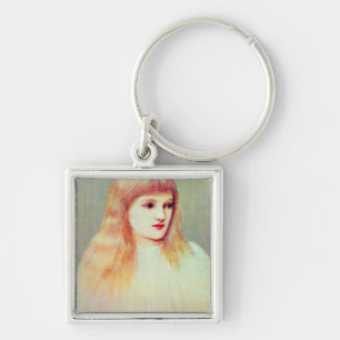 Portrait of Cecily Horner, 1895 Key Ring