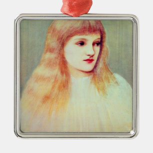 Portrait of Cecily Horner, 1895 Metal Tree Decoration