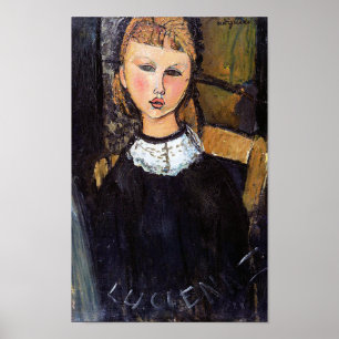 Portrait of Ceroni, Modigliani Poster