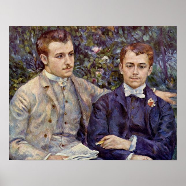 Portrait of Charles and Georges Poster (Front)