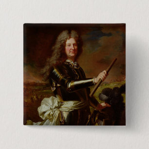 Portrait of Charles-Auguste de Matignon 15 Cm Square Badge