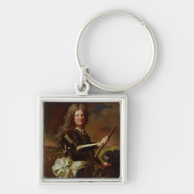 Portrait of Charles-Auguste de Matignon Key Ring (Front)