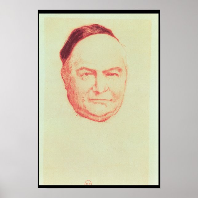 Portrait of Charles Augustin Sainte-Beuve Poster (Front)