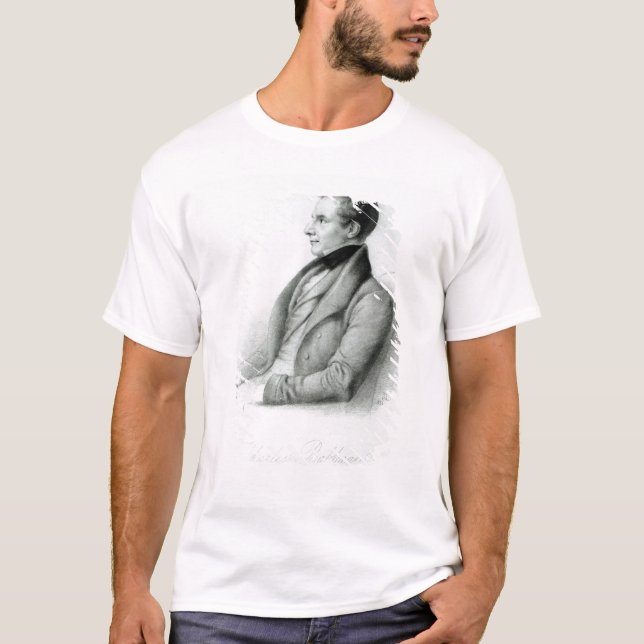 Portrait of Charles Babbage  1832 T-Shirt (Front)