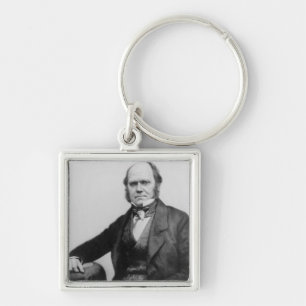 Portrait of Charles Darwin, 1854 Key Ring