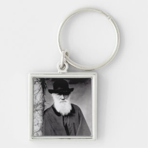 Portrait of Charles Darwin 1881 Key Ring