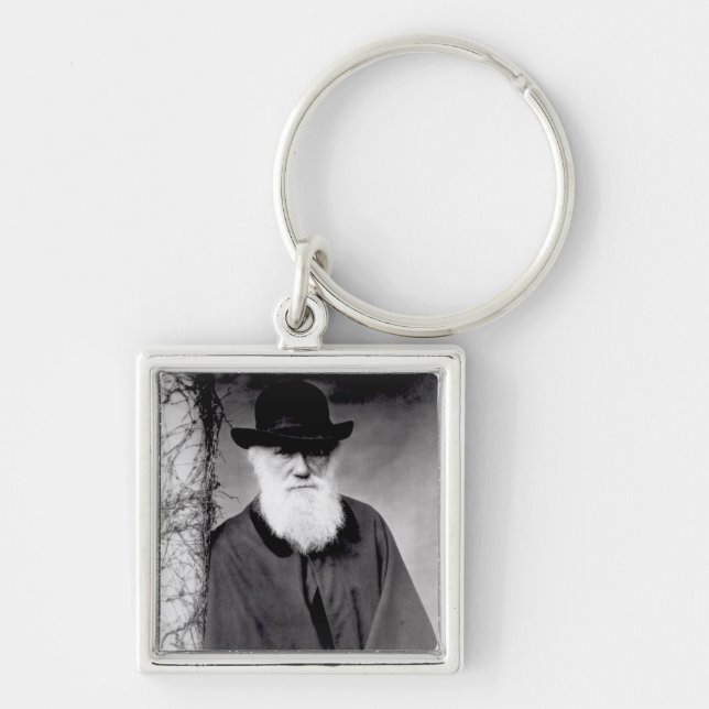 Portrait of Charles Darwin  1881 Key Ring (Front)