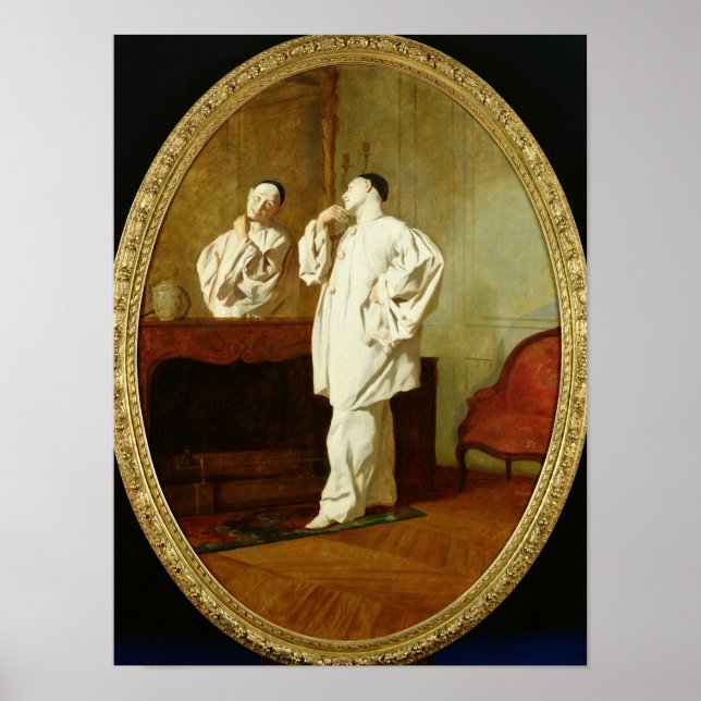 Portrait of Charles Deburau Poster (Front)