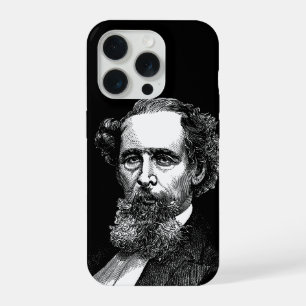 Portrait of Charles Dickens iPhone 15 Pro Case