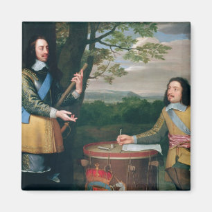 Portrait of Charles I and Sir Edward Walker Magnet