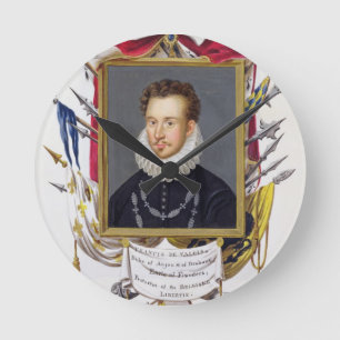 Portrait of Charles IX of France (1550-74) from 'M Round Clock