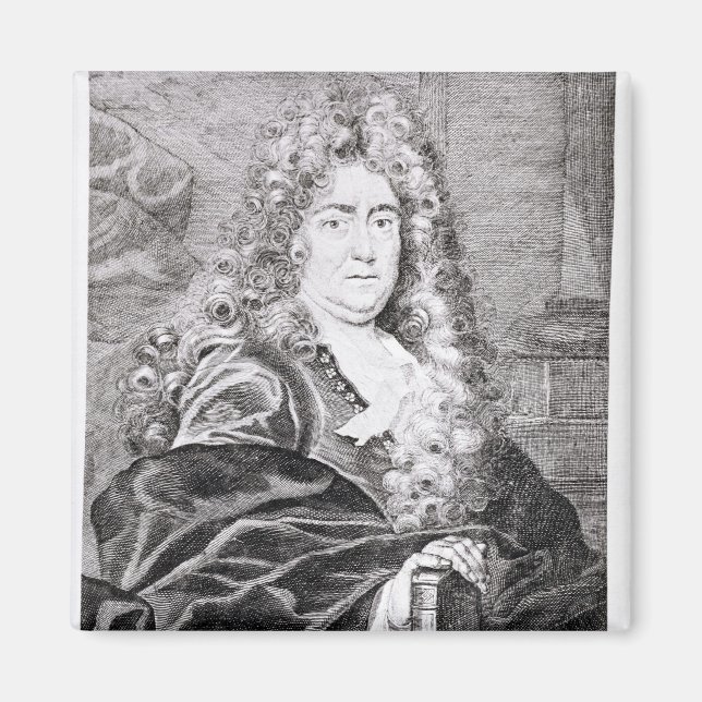 Portrait of Charles Perrault Magnet (Front)