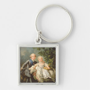 Portrait of Charles Philippe of France (1757-1836) Key Ring